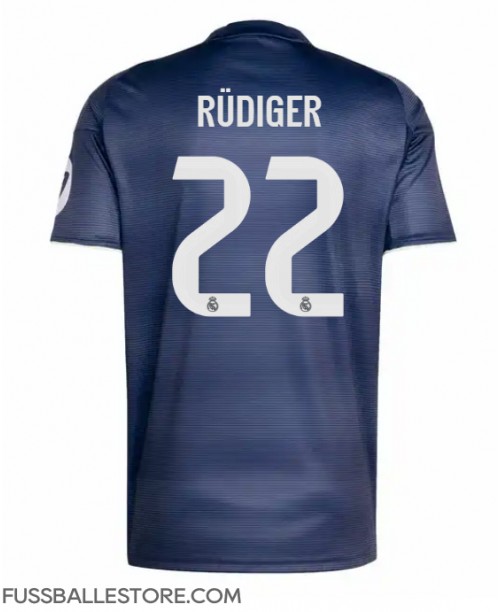 Günstige Real Madrid Antonio Rudiger #22 Auswärtstrikot 2025-26 Kurzarm Günstige Real Madrid Antonio Rudiger #22 Auswärtstrikot 2025-26 Kurzarm